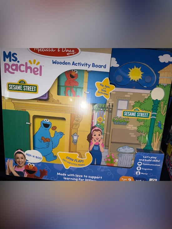 Melissa & Doug Other - Melissa & Doug Sesame Street Activity Board - Blue, Yellow, Red new in package